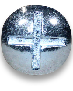 Mushroom head screw M 5x 10 slotted galv 4.6